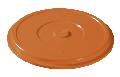 Пластиковая крышка для тарелки для второго блюда, цвет оранжевый